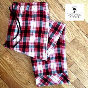 Victoria's Secret Soft Lightweight Plaid Pajama Pants (L) Excellent Condition